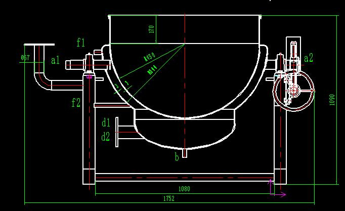 夾層鍋CAD